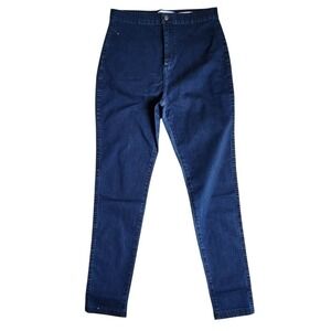 American Apparel The Easy Jean Dark‎ Wash High Rise Denim Women's Size L